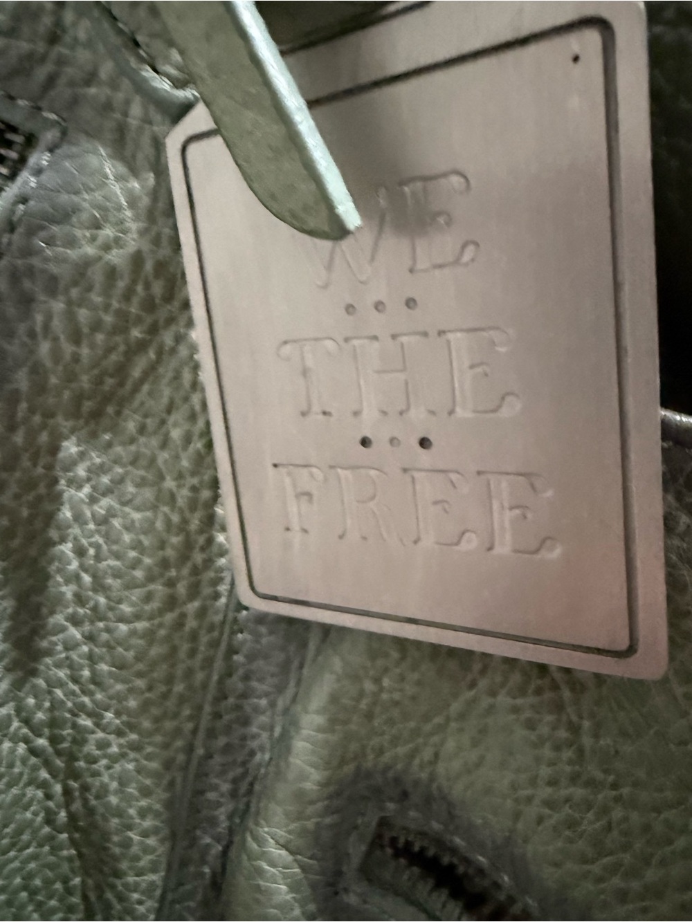 We the Free free people full size Emerson bag in secret sage read description - Picture 4 of 8